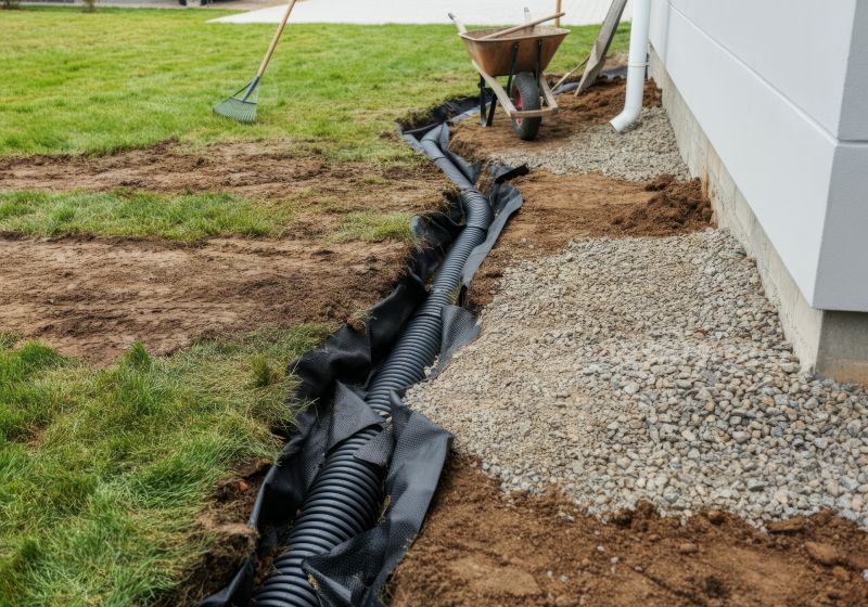 Subsurface Drain System Setup